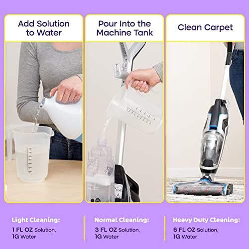 Carpet Miracle-šampon za čišćenje tepiha za mašinsku upotrebu, formula za uklanjanje dubokih mrlja i dezodoriranje