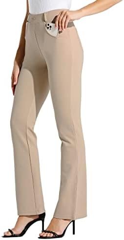 Willit ženske joge haljine hlače bootcut radovi hlače gaće Stretske uredske casual pantalone petite / redovne