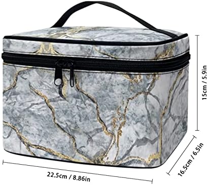 Koeqine mramorne torbe za šminku Prijenosne kozmetičke vrećice Veliki kapacitet za torbicu