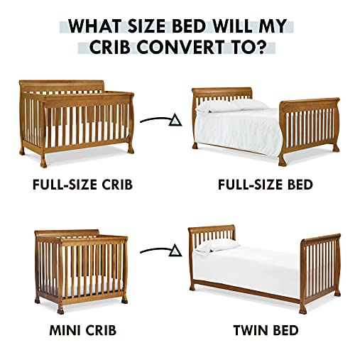DaVinci Twin / komplet za konverziju kreveta u punoj veličini u bijeloj boji
