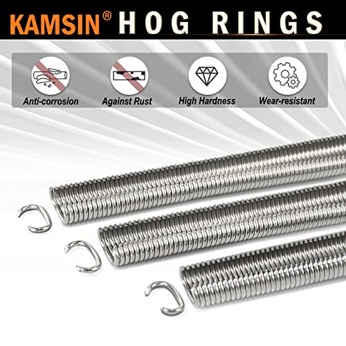 KAMSIN SC760 16 Gauge C prstenaste spajalice 1/2 unutrašnja kruna 5/8 vanjski krunski svinjski prstenovi