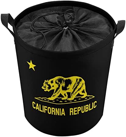 California Republic Bear Sklopiva Korpa Za Veš Zapečaćena Odeća Organizator Korpe Sa Izdržljivom Ručkom Za