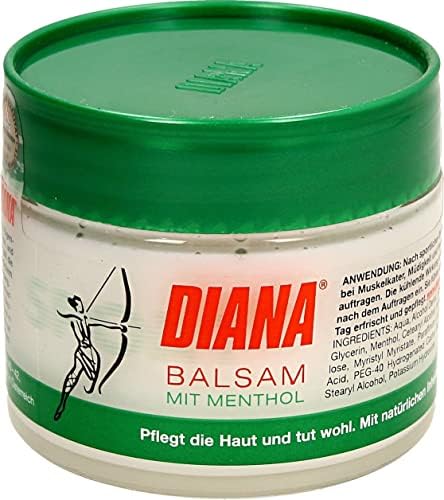 Diana sportski balzam mit Menthol - nježno hlađenje za kožu 125 ml-idealno za njegu nakon sporta