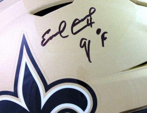 Earl Campbell sa autogramom New Orleans Saints F / S speedflex kaciga W / HOF - JSA sa autogramom NFL