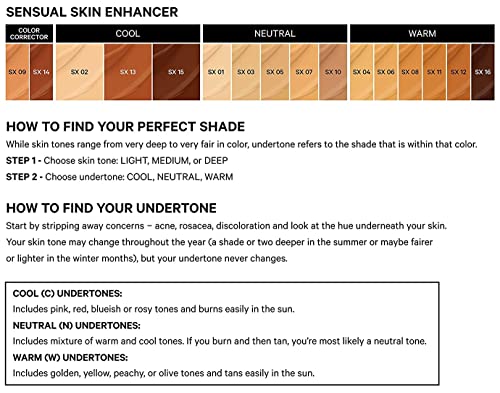 Kevyn Aucoin Sensual Skin Enhancer, SX 14 univerzalna nijansa za korekciju boje: 5 u 1 višenamjenska podloga,