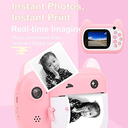 Salutuy Kids Vodootporna kamera, trenutna kamera za ispis za djecu, 1080p HD dječji mini simpatični digitalni