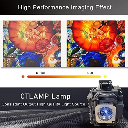 CTLAMP A + Kvaliteta ELP76 / V13H010L76 Zamjenska žarulja za projektore sa kućištem kompatibilno sa EPson