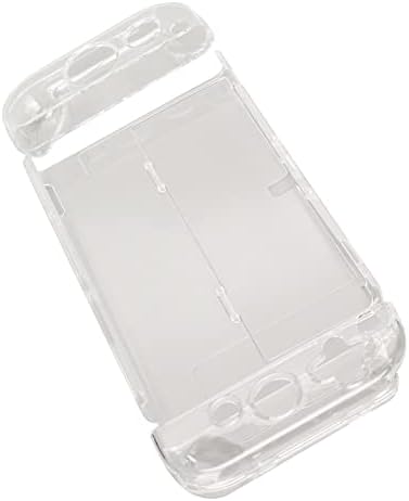 Clear PC Switch Oledhost Case,Shockproof Split Dockable Gamepad Console Protective Case, Transparent