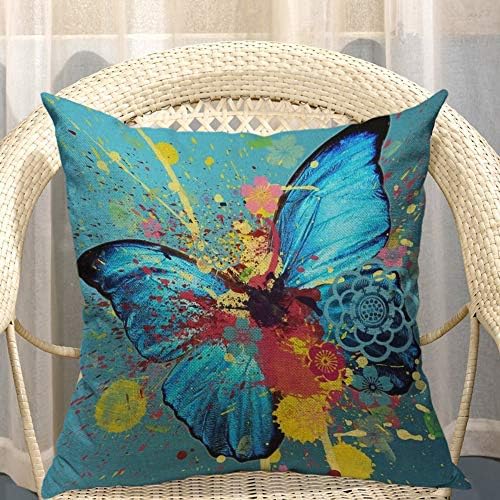 Mugadov leptir ukrasni bacanje jastučni poklopac kućišta ploča s pločicama leptira lotos cvijet