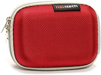 Navitech Crvena tvrda zaštitna torbica za sat/narukvicu kompatibilna sa Ttlife 1068 Outdoors Unisex led analogni