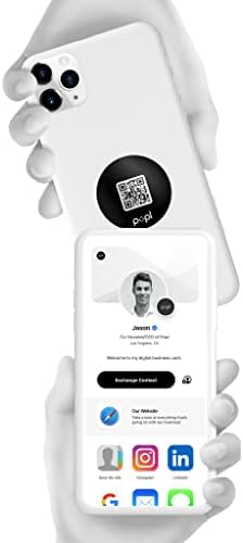 Popl Dot digitalna vizit karta za poleđinu telefona - trenutno dijelite kontakt informacije, društvene