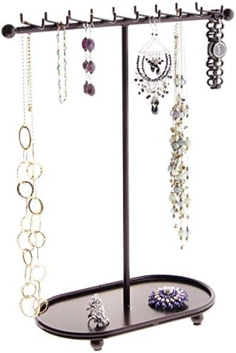 Angelynn's ogrlica držač zaslona stalka za prikaz nakita Organizator Viseći samostojeći ogrlica Privjesak