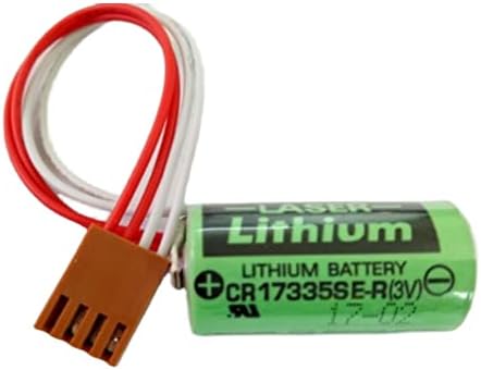 YICUAA 2kom CR17335SE-R 3V litijumska baterija 1700mah za Fanuc A98L - 0031-0006 A02b-0177-K106