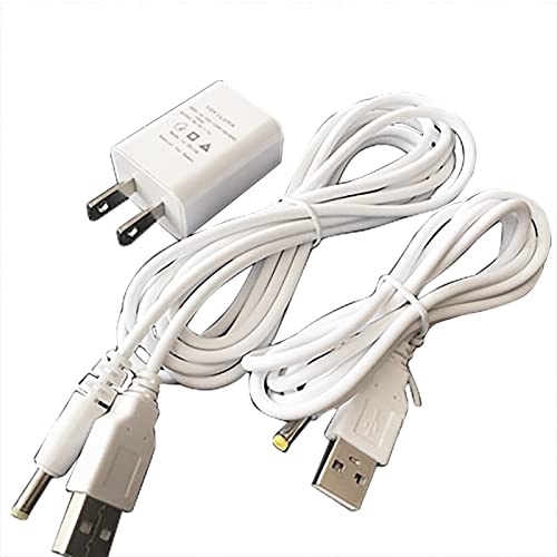 Novo za Psp3000 USB Adapter za punjenje sa paketom kablova za punjenje 2 Bijela, kompatibilna sa za Playstation