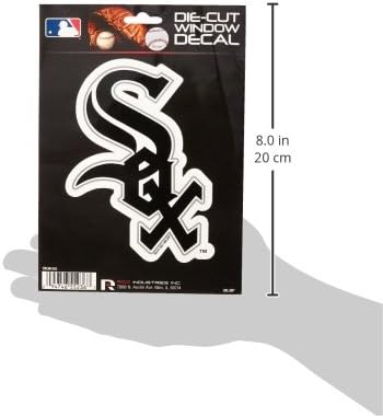 MLB White Sox Chicago Srednja matrica rezana naljepnica, 9 x 5 x 0,2 , Timski logo