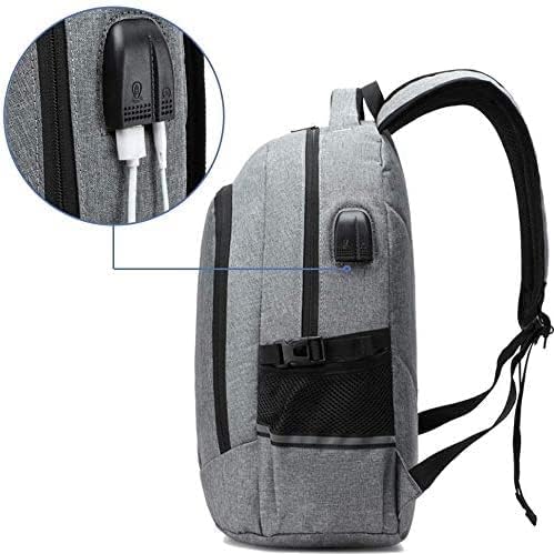 Rjeu školski ruksak, backpack prijenosnih računala s lukom za punjenje USB, vodootporan školski