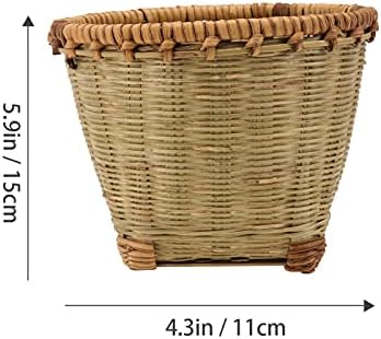 Doitool Wicker Baskets Bamboo Bambusova košarica Mini tkana košara bambus posluživanje hrane za prehrambene košare