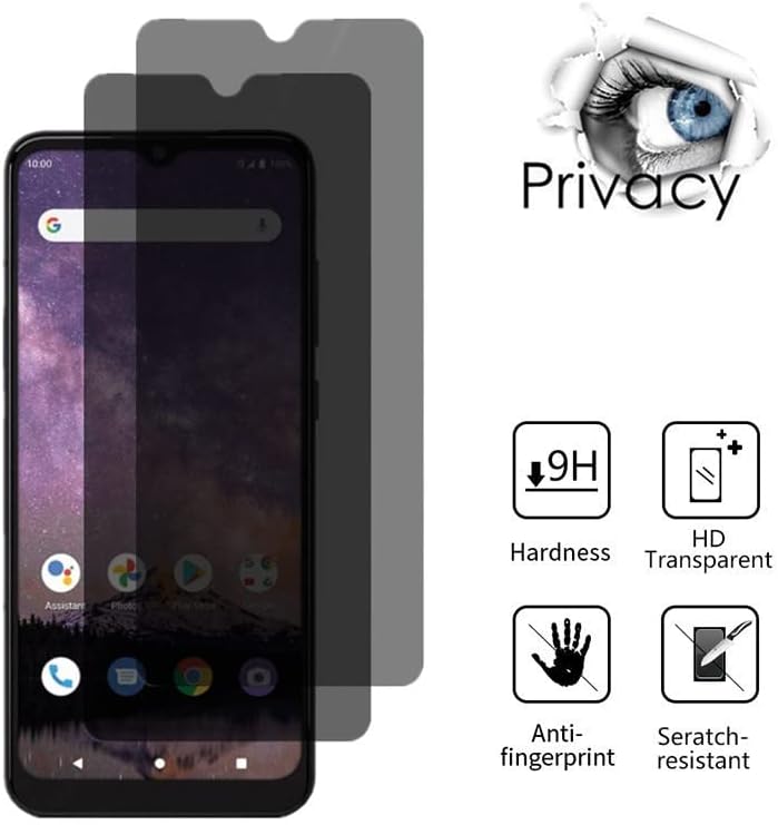 VIESUP za Wiko Voix U616at Anti-spy zaštitu ekrana-Privacy Screen Temered Glass, [2pack] jednostavna instalacija