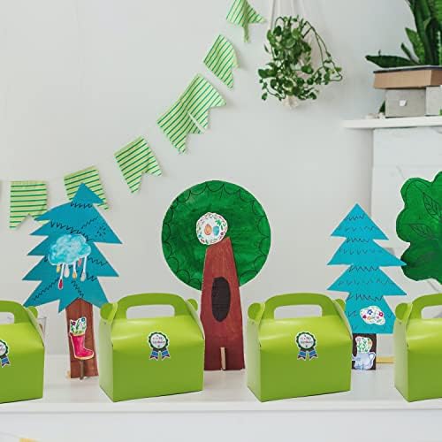 Oletx 30-pack zelena zabava Favorit Opremljene kutije, goodie kutije, poklon kutije za zabavu
