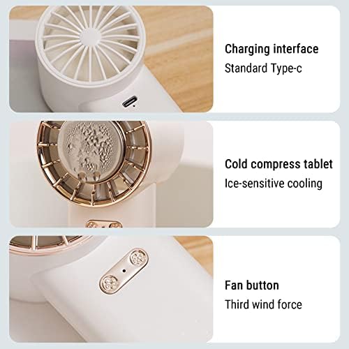 Symoid ručni ventilator za hlađenje, prijenosni brz hlađenje vanjski ventilator, mini ventilator koji