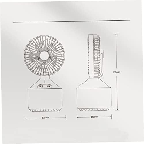 Homoyoyo 1pc Prijenosni obožavatelji prijenosni ovlaživi za ventilator dvostruke upotrebe ventifikator HUMIDIFIFIER