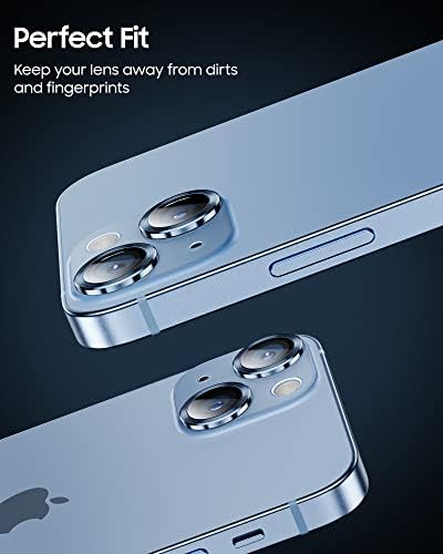 BENKS dizajniran za iPhone 14 i iPhone 14 Plus zaštitnik sočiva kamere sa alatom za jednostavnu instalaciju, individual