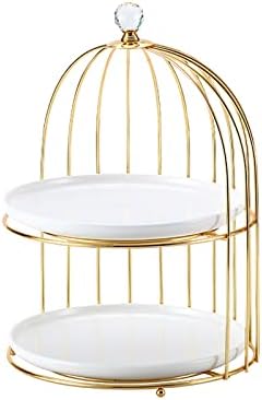 RAZZUM Cupcake stalak za torte Zlatni troslojni dvoslojni stalak za torte desertni sto za desertnu tortu