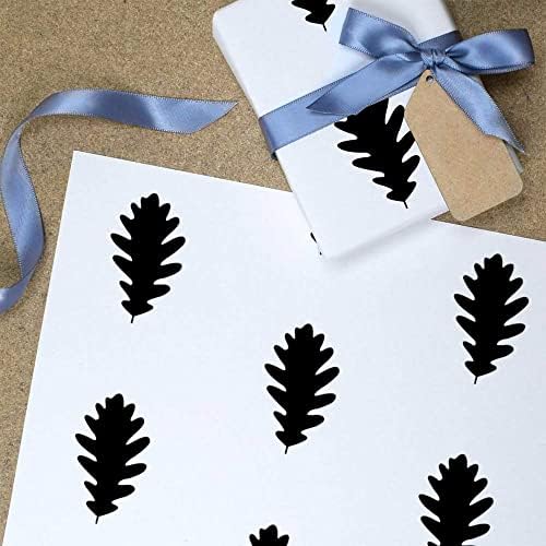 5 x A1 'hrastov list' listovi papira za umotavanje poklona/umotavanje