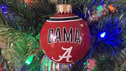 Alabama Crimson Tide stakleni ornament - ograničeno izdanje foco stakleni Ornament - Predstavljajte