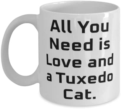 Tuxedo Cat pokloni za ljubitelje mačaka, sve što Vam treba je ljubav i mačka u smokingu, najbolja