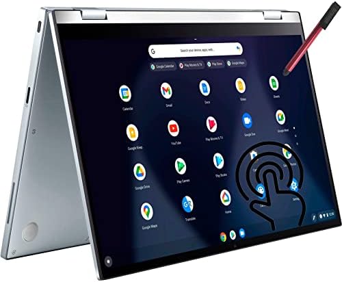 ASUS Chromebook Flip C433 14 FHD ekran osetljiv na dodir 2-u-1 Laptop, Intel Core m3-8100Y do 3.4 GHz,