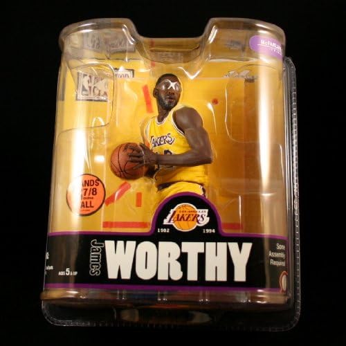 Sports Picks James Worthy / Los Angeles Lakers Yellow Jersey McFarlane 6 inčne NBA legende Serija