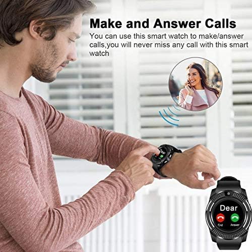 Amokeoo Smart Watch, Android SmartWatch Touch ekrane Bluetooth Smart Watch za Android IOS telefone za ručni