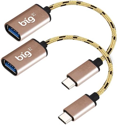 BIG-E USB C do USB 3.0 Ženski OTG adapter kompatibilan sa vašim Samsung Galaxy Tab A7 10.4, A 8.4, 10.1 za
