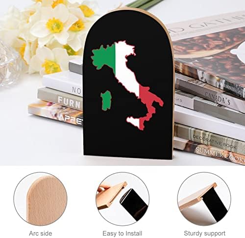 Italija Italija italijanska zastava zastave drvena Bookends trendi dekorativno postolje za knjige za kućne