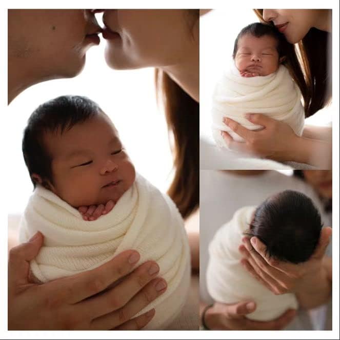 Novorođena fotografija rekvizita Dvostruki sloj pletiva novorođenčad s omotačem za bebe Boys