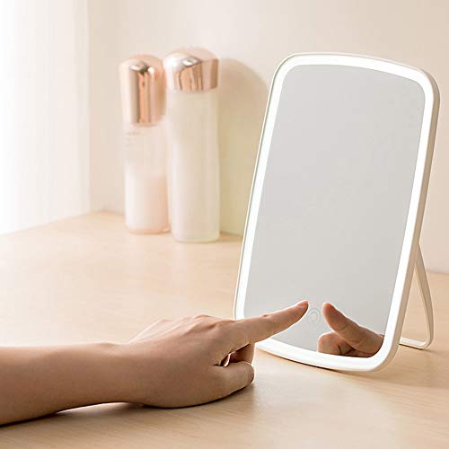 LED prirodno punjenje stolno ogledalo prijenosno sklopivo svjetlo ogledalo za šminkanje ogledalo