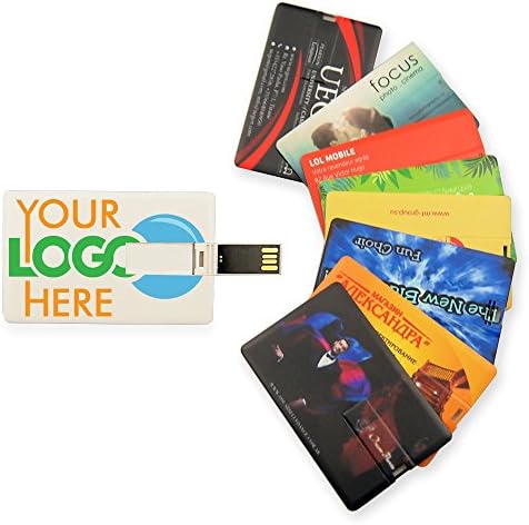 Custom Logo / Tekst 4GB stil kreditne kartice USB Flash pogon Personalizirani Pendrive Memory Stick