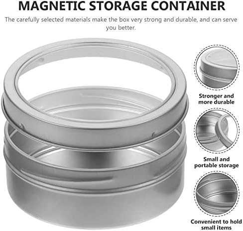 Doitool Magnetic začini staklenke metalne začine začini limenke limenke začini kontejneri za skladištenje Kuhinjski