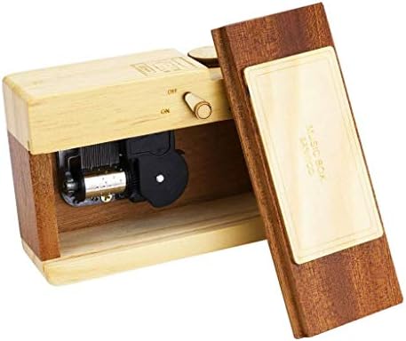 N / A Music Box Creative Music Box Camera Drvena glazbena kutija igračka Retro rođendan poklon ukras