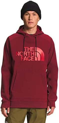 Sjeverno lice muške tehnologije Logo Vodeno-repelentno runo, Cordovan / TNF Crveno, X-Veliko redovito