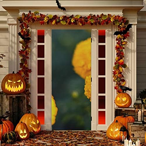 ENEVOTX dekorativna prednja vrata Beautifui Bright Marigold Flower Boy vrata dekor izdržljiva