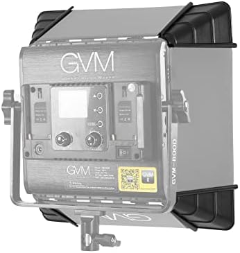 GVM New Ažuriranje sklopivo mekogbox sa rešetkom za rešetku 800D / 560AS / 480LS serije LED video svetlo, 1