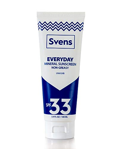 Svens UV krema za sunčanje za lice, SPF 30+ hidratantna aktivna Mineralna krema za sunčanje pogodna