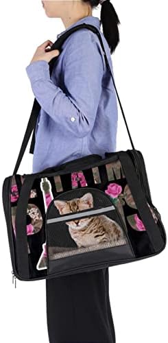 Pet Carrier Paris meke strane putne nosače za Mačke, Psi Puppy Comfort prenosiva sklopiva torba