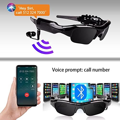 Bluetooth sunčane naočale s kamerom za sportske naočale sa Full HD 1080P sa polariziranim UV zaštitnim leće