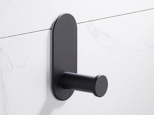 Czdyuf crna kupaonica set 304 ljepilo od nehrđajućeg čelika za kupanje ručni nosač držač za prsten za toaletni