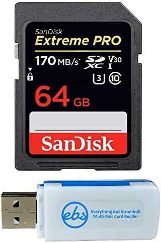 SanDisk 64GB Extreme Pro memorijska kartica radi sa Sony Alpha A9, A6000, A5100, A6300, A6500, DSCH300, A5000,