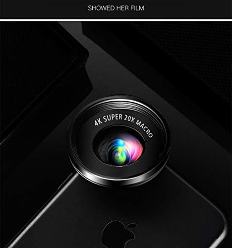 Lunchbox.com objektiv bez izobličenja mobilnih telefona 4K HD 20x Macro Photography Vanjska Kamera dodatna