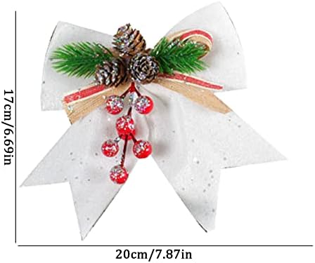 Božićni privjesak luk kravata snijega božić Božićni ukras za ukrašavanje božićne privjeske zimske